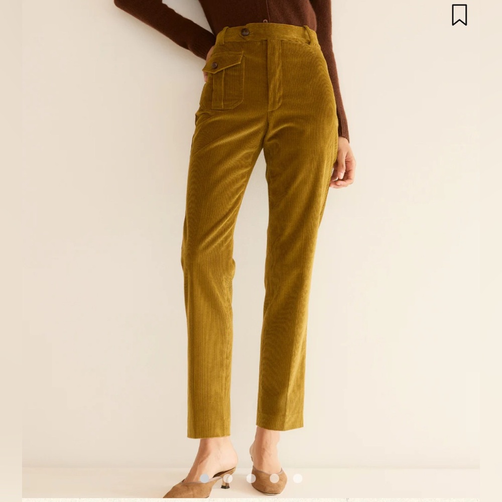 Doên Hartfiel Corduroy Pant Size 4 French Olive NWT